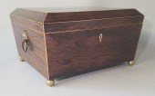 19TH CENTURY ROSEWOOD CANTED L