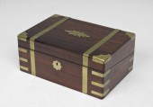19TH CENTURY ROSEWOOD LAP DESK