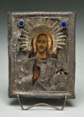 19th century Russian icon, Chr