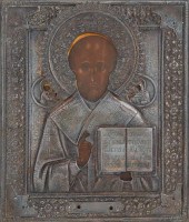 19TH CENTURY RUSSIAN ICON OF S