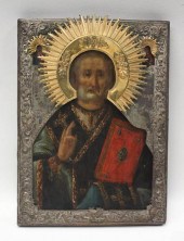 19TH CENTURY RUSSIAN ICON, ST.
