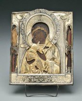 19th century Russian icon with