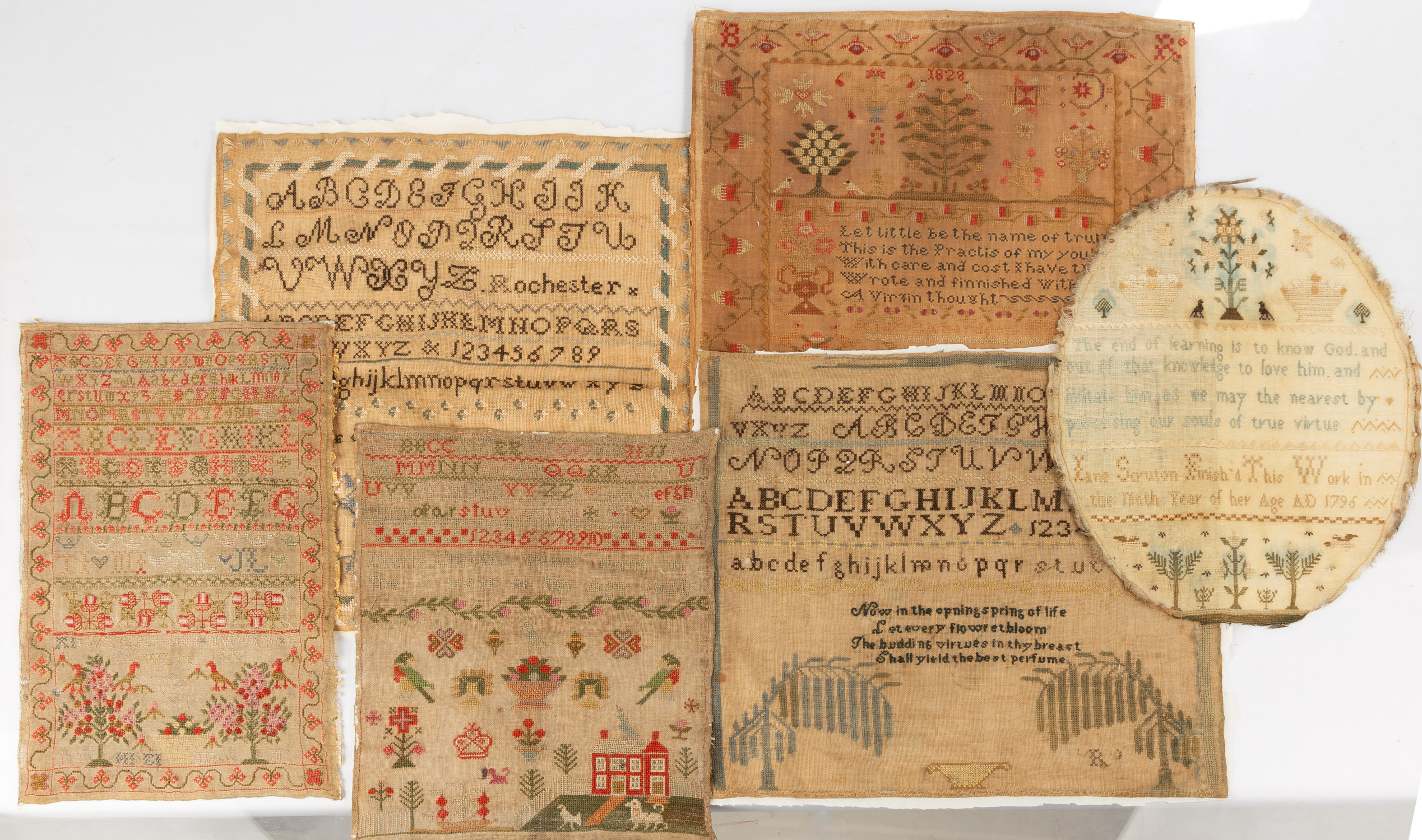 19TH CENTURY SAMPLERS 19th