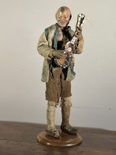 19TH CENTURY SANTON FIGURE<br>