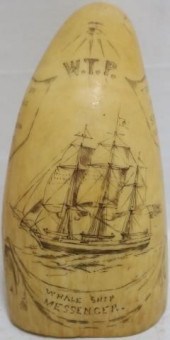 19TH CENTURY SCRIMSHAW WHALE'S