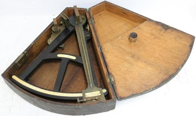 19TH CENTURY SEXTANT BY E & GW