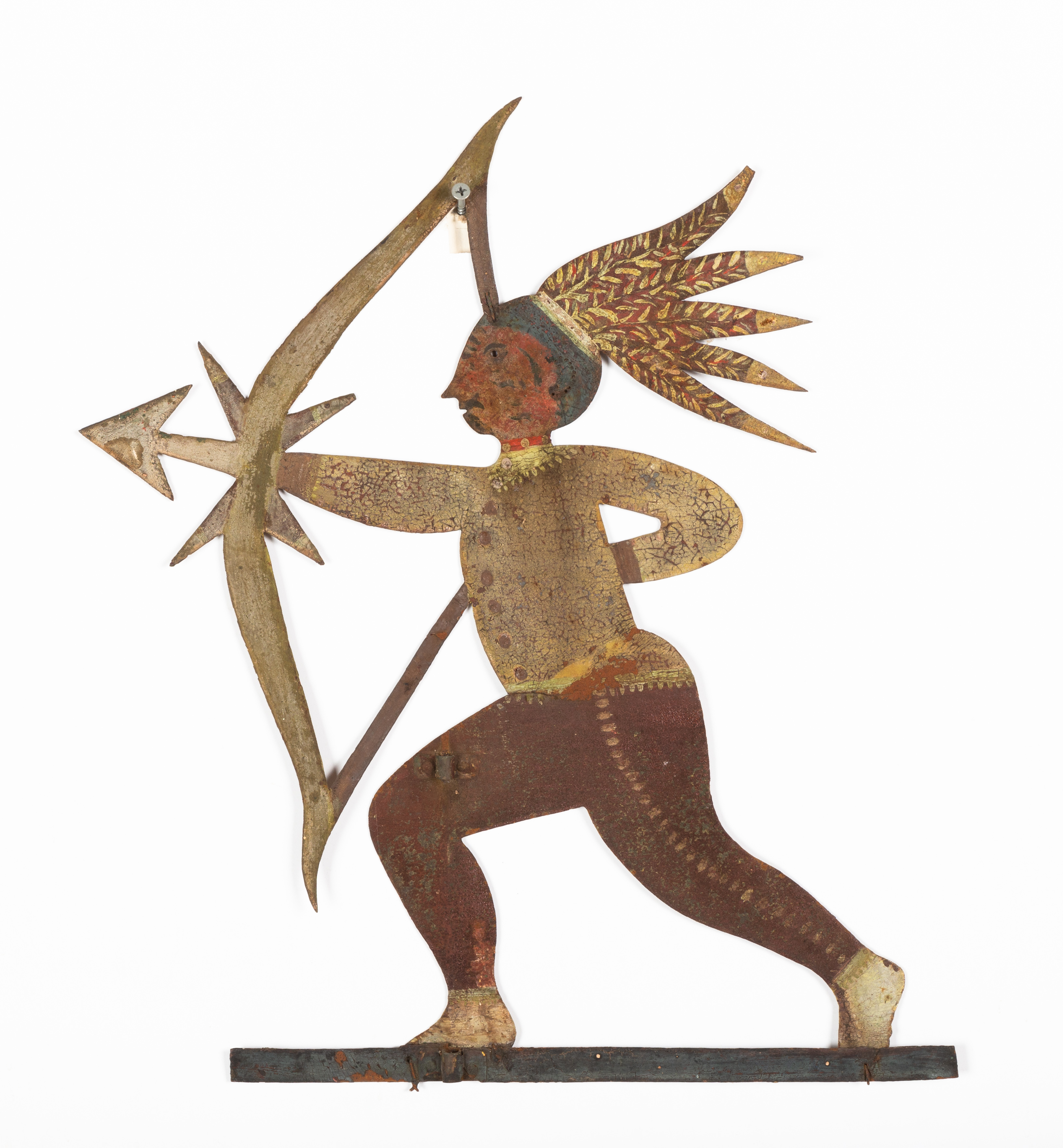 19TH CENTURY SHEET METAL INDIAN
