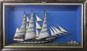 19TH CENTURY SHIP DIORAMA OF T