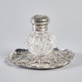 19TH CENTURY SILVER & CUT GLAS