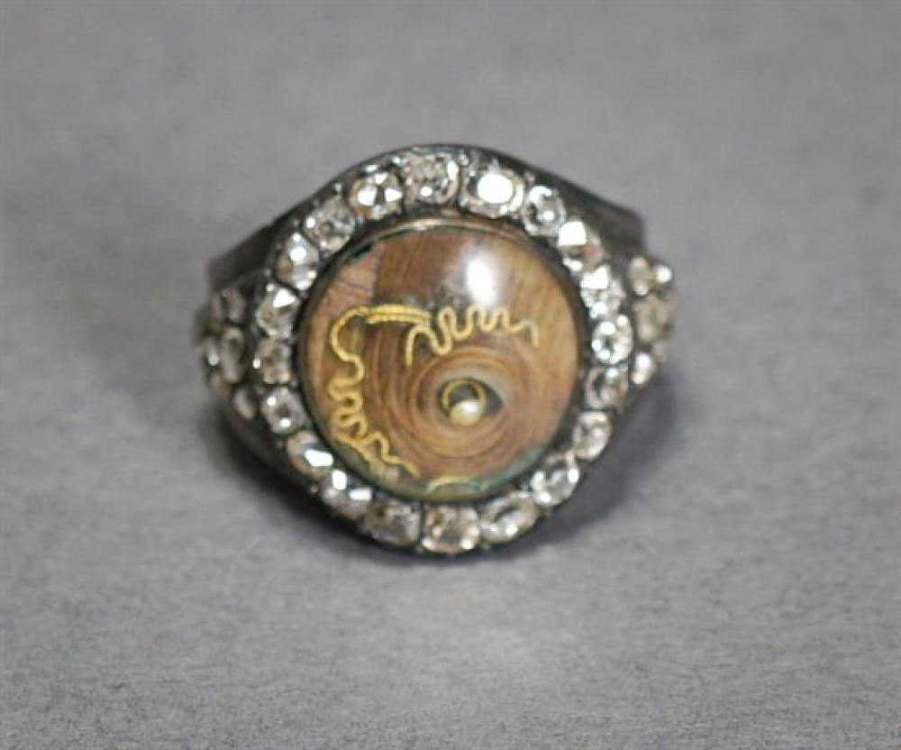 19TH CENTURY SILVER, DIAMOND AND
