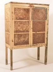 19TH CENTURY SOFTWOOD PUNCHED