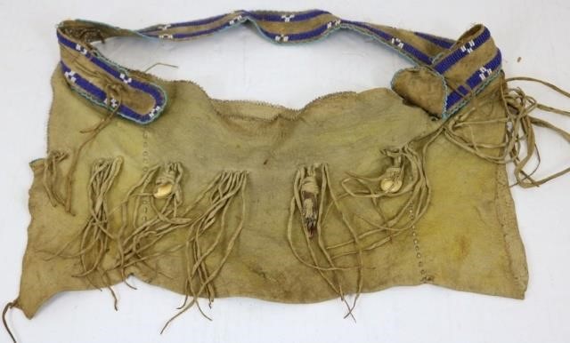 19TH CENTURY SOUTHERN PLAINS BEADED