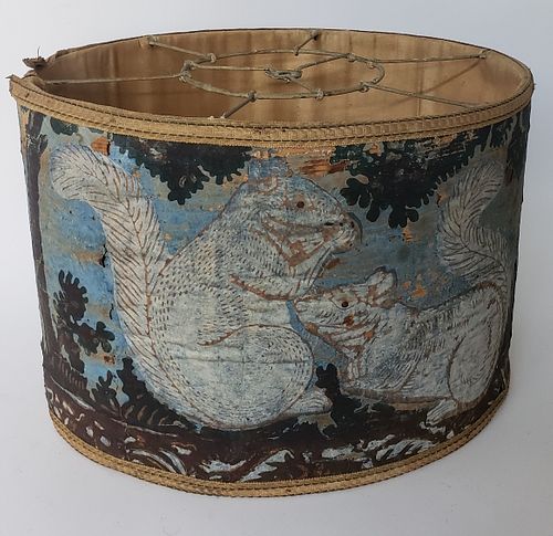 19TH CENTURY SQUIRREL DECORATED