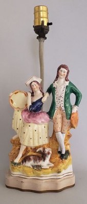 19TH CENTURY STAFFORDSHIRE FIG