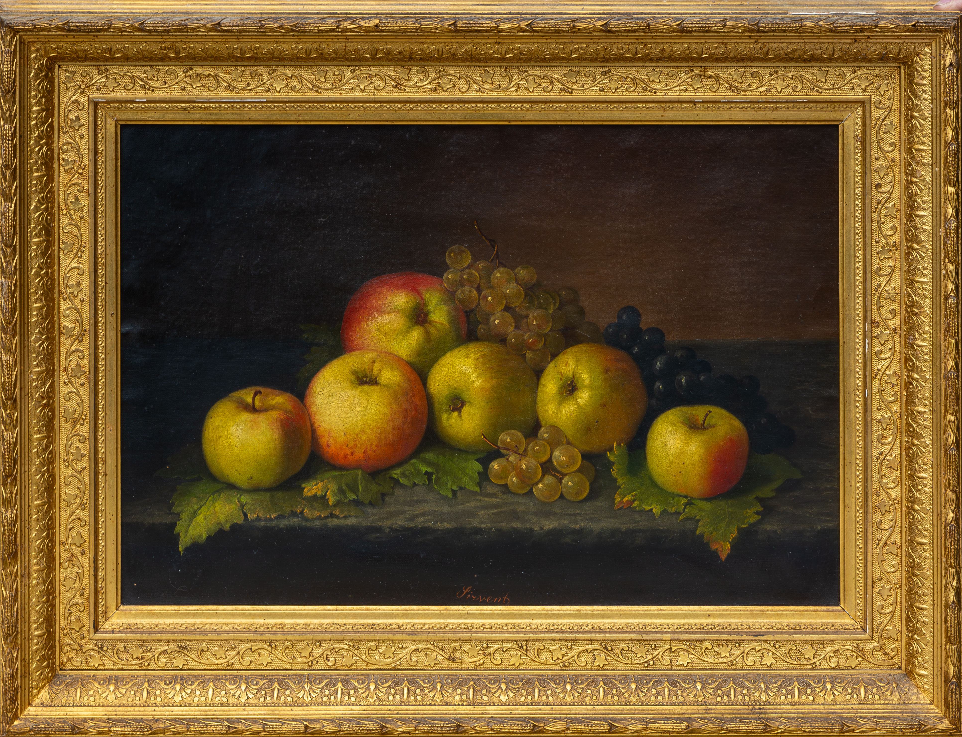 19TH CENTURY STILL LIFE Oil on