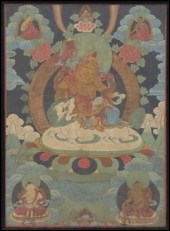 19TH CENTURY TIBETAN TANGKA. F