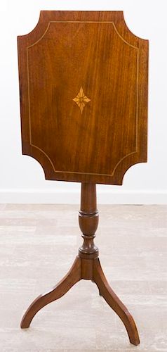 19TH CENTURY TILTING TOP CANDLE
