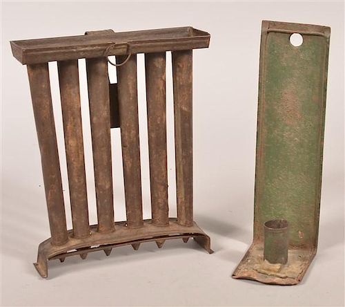 19TH CENTURY TIN CANDLE SCONCE