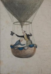 (19TH CENTURY) TWO MEN IN A HO