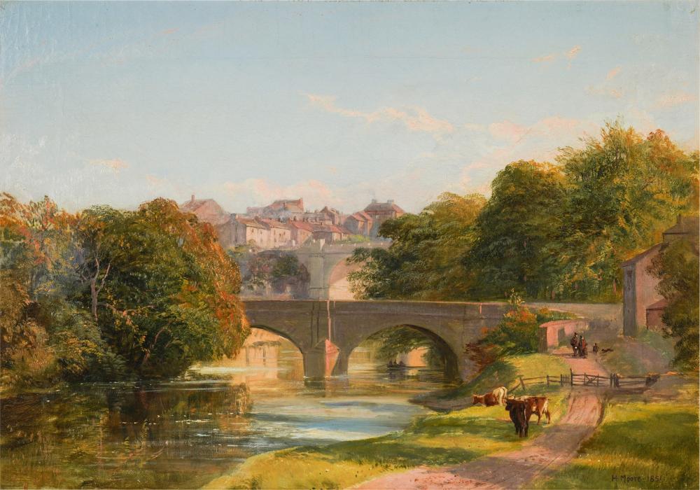 19TH CENTURY: VIEW OF A BRIDGE1851;