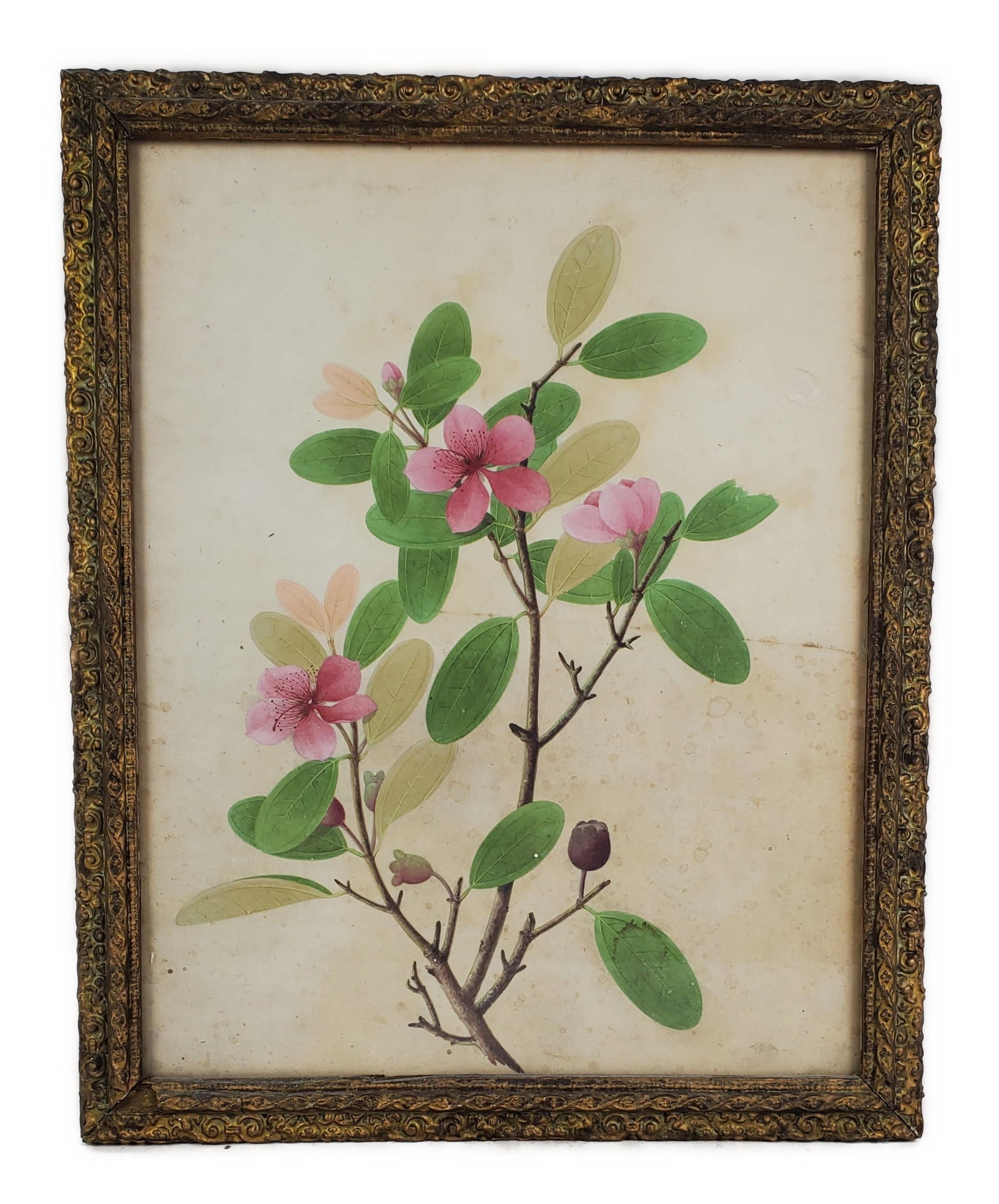 19TH CENTURY WATERCOLOR PAINTING,