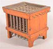 19TH CENTURY WOOD AND TIN 36 T