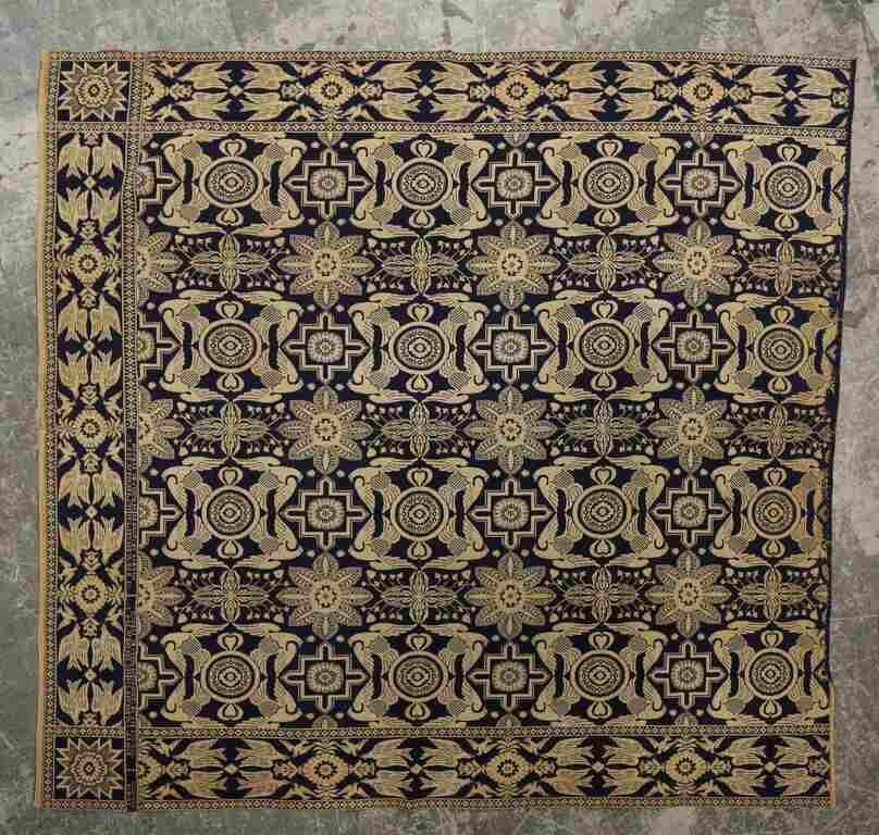 19TH CENTURY WOVEN QUILTNew York
