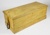 19TH CENTURY YELLOW PAINTED SE