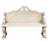19TH CT ENGLISH CARRARA MARBLE