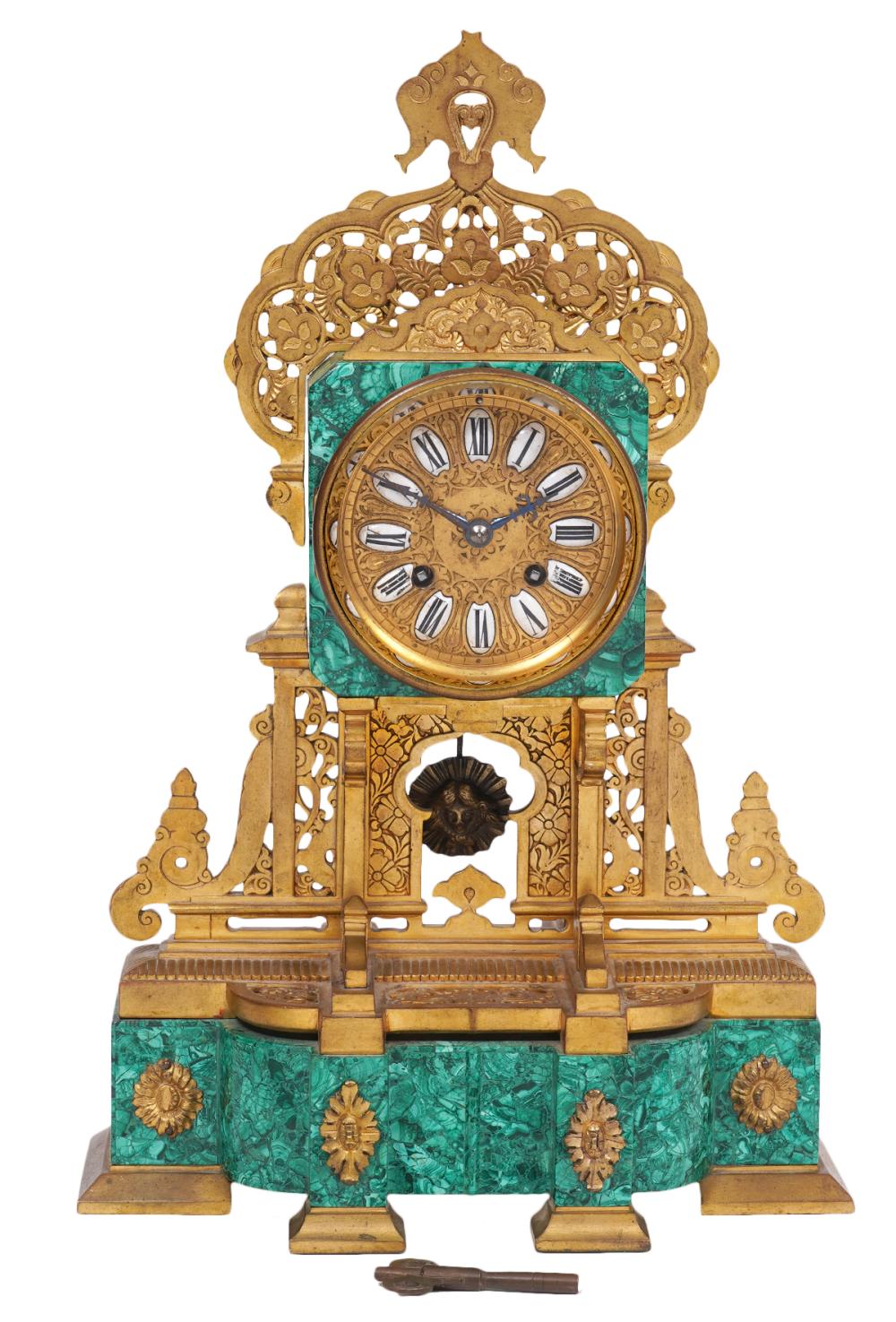 19TH CT. FRENCH MALACHITE & DORE