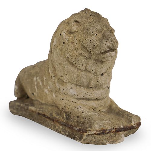19TH CT. STONE LION