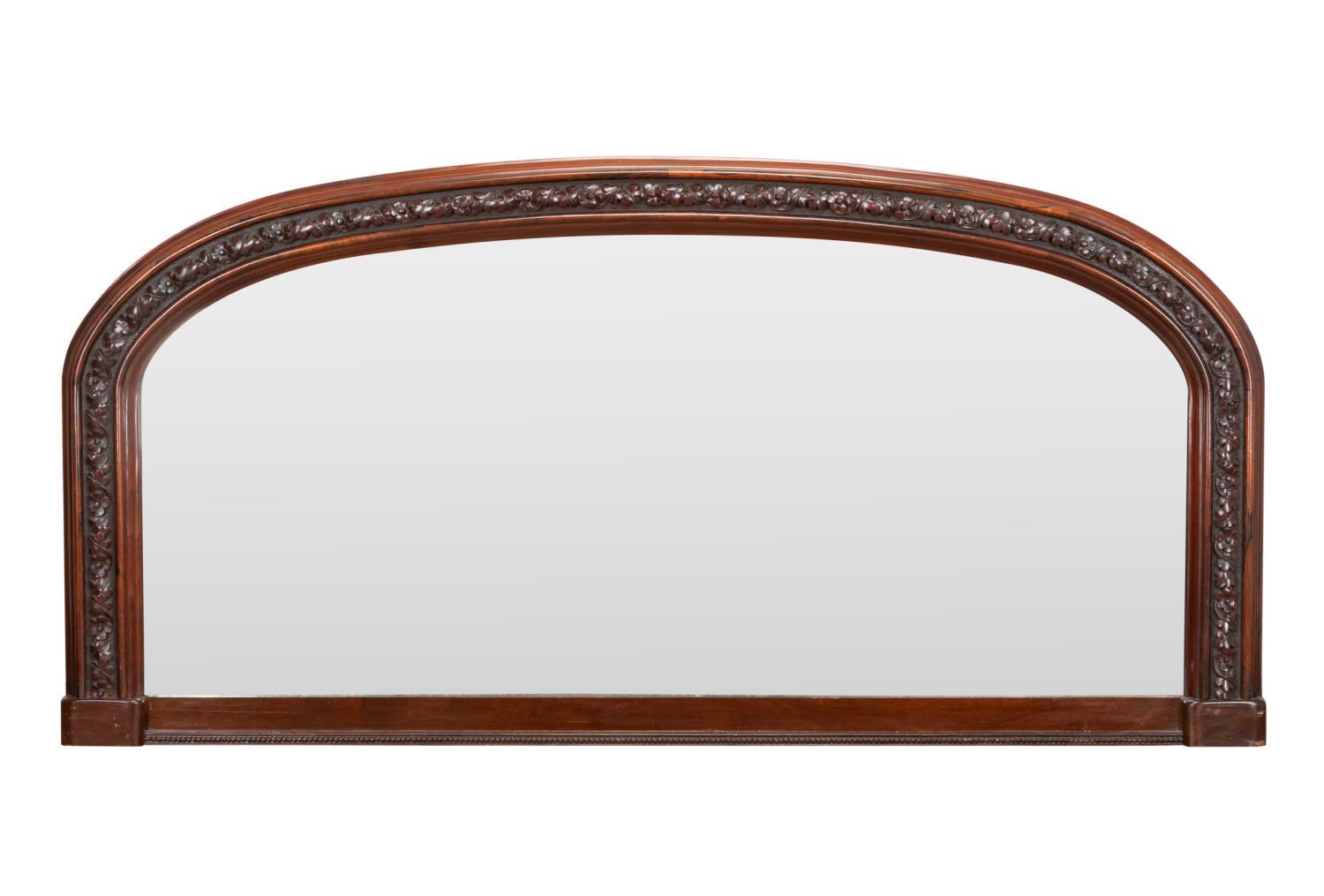 19TH/20TH C. ARCHED MAHOGANY