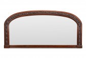 19TH/20TH C. ARCHED MAHOGANY O