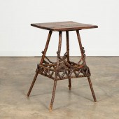 19TH/20TH C. RUSTIC FAUX BAMBO