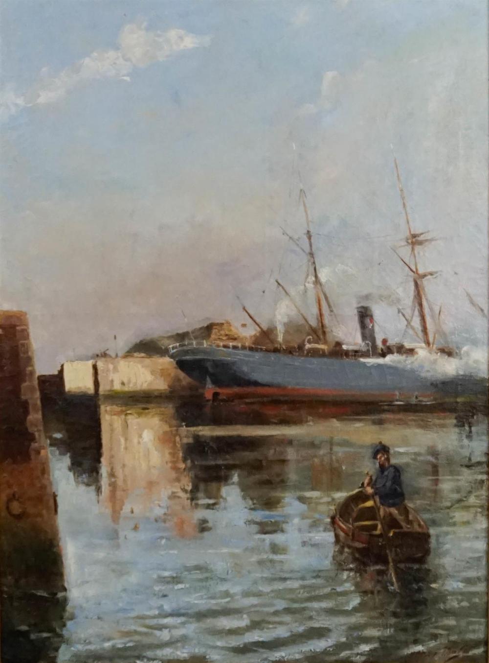 (19TH/20TH CENTURY) STEAMSHIP OIL