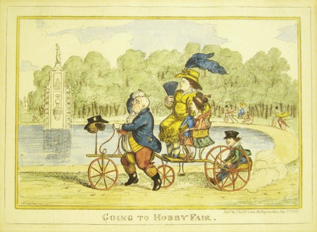 19thc. Lithograph ''Going to