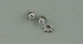 1CTTW. DIAMOND STUD EARRINGS A
