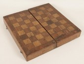 1Primitive folk art game board