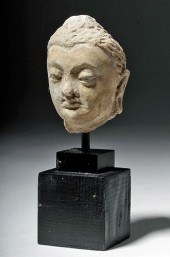 1ST C. GANDHARAN STUCCO HEAD O