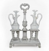 1ST STANDARD SILVER CRUET STAN