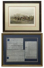 (2) 13TH DRAGOONS ENGRAVING &