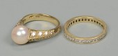 2 14K DIAMOND RINGS INCL ETERN