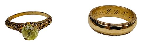 (2) 14K RINGS(2) 14K Rings