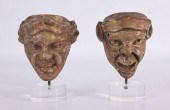 (2) 17TH C. ITALIAN HAND CARVE