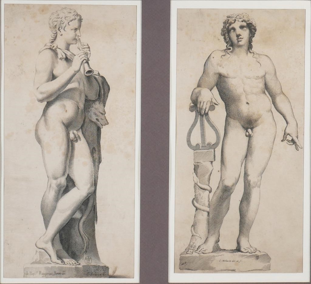 (2) 17TH CENTURY ENGRAVINGS, CLAUDE