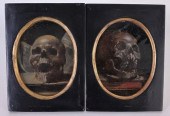 (2) 17TH/18TH C. MEMENTO MORI(