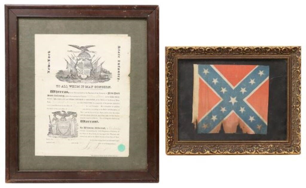 (2) 1844 NEW YORK MILITIA