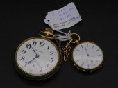 (2) 18KT POCKET WATCHES. TO IN