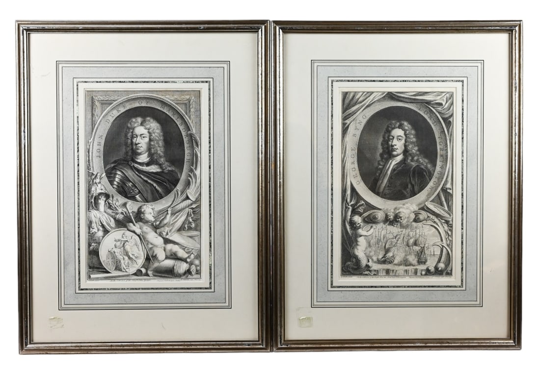 2 18TH C KNELLER & HOUBRAKEN