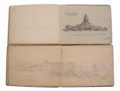(2) 1908-1915 GERMAN ARCHITECT